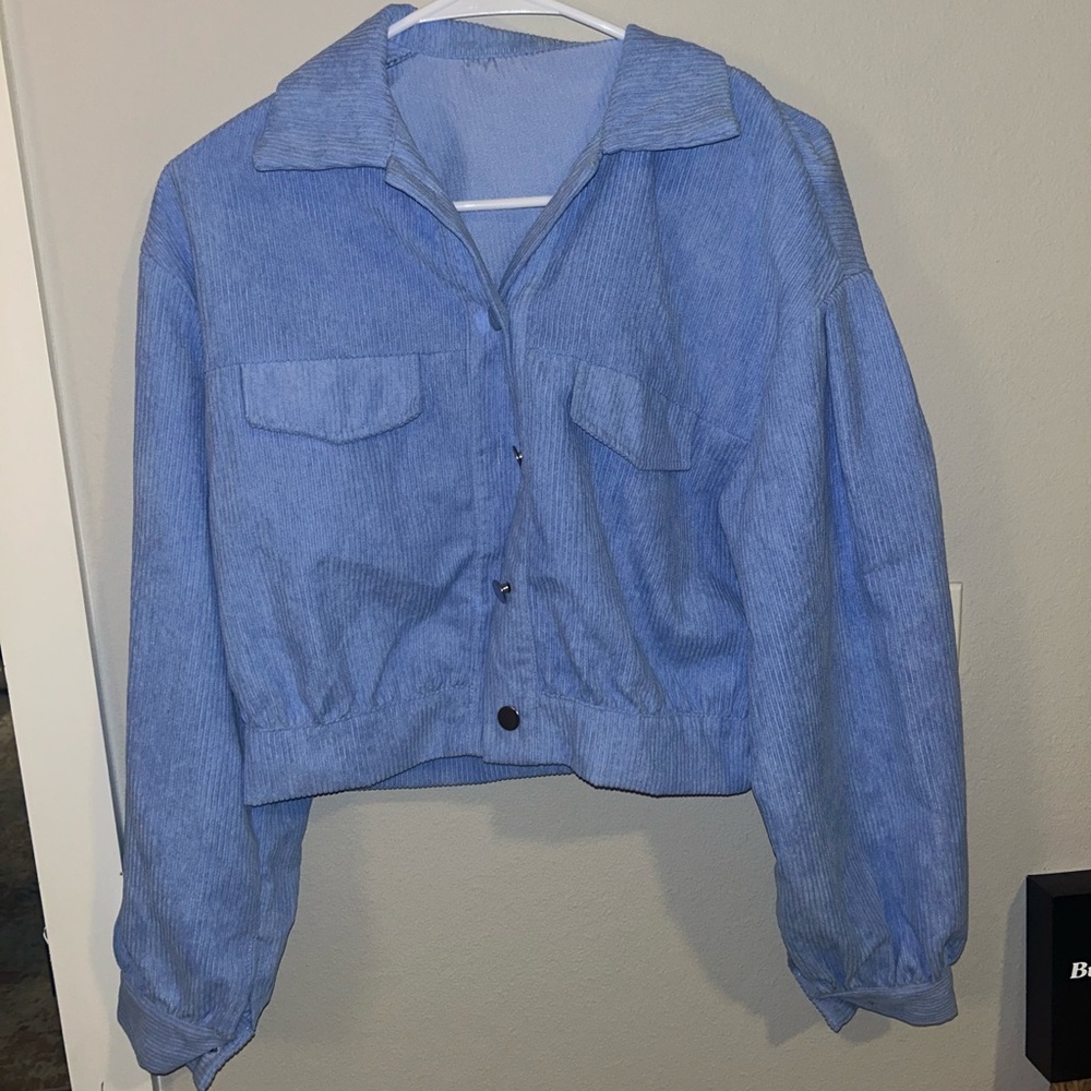 SHEIN Sky Blue Jacket